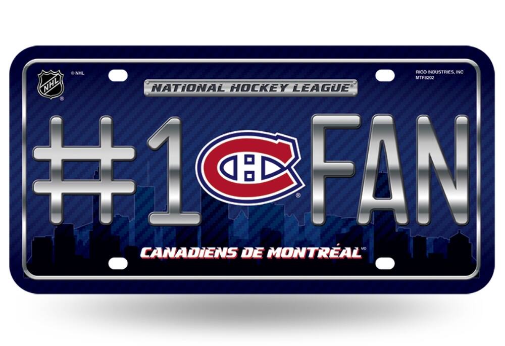 NHL RICO INDUSTRIES INC MTF8202  
NATIONAL HOCKEY LEAGUE  
#1 FAN  
CANADIENS DE MONTREAL