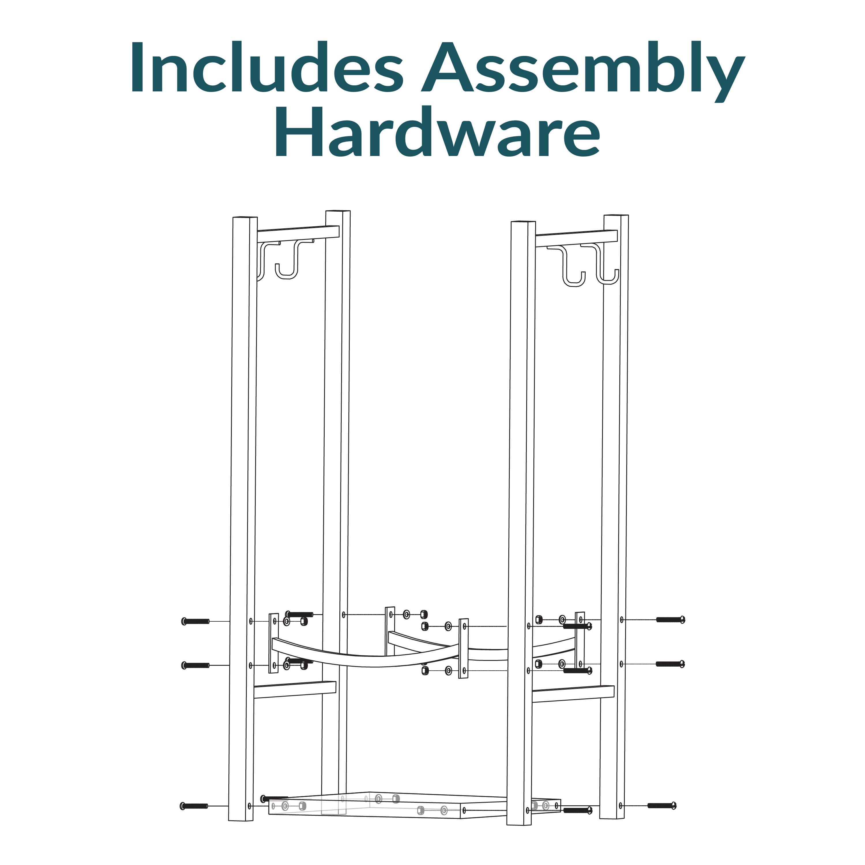Includes Assembly Hardware