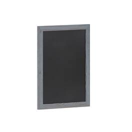 Emma + Oliver - Burke Framed Decorative Wall Hanging Chalkboard with Magnetic Surface and Eraser for Weddings, Parties, Showers and More - Gray