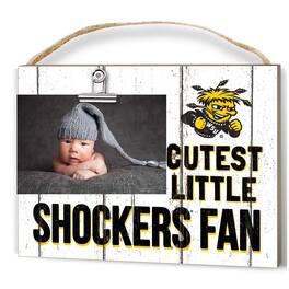 Jardine - Wichita State Shockers 8'' x 10'' Cutest Little Fan Weathered Team Logo Clip Photo Frame - White