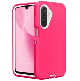 Entronix - Case Compatible with Galaxy A17 - Triple-Layer Heavy Duty Protection - Pink