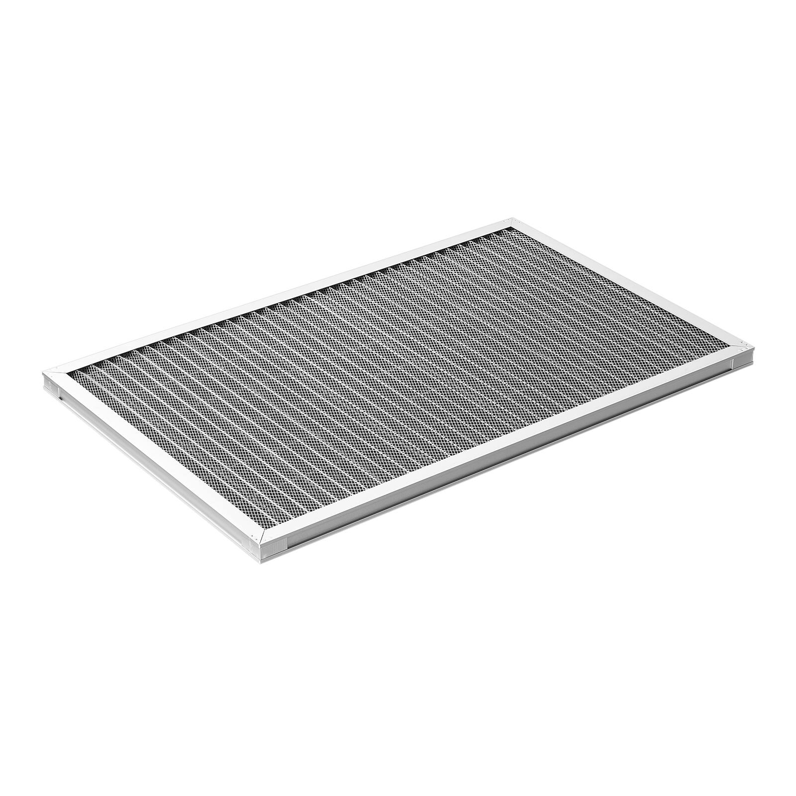 Alt View 5. VEVOR - Electrostatic Air Filter, 16x25x1 inch Washable & Reusable Aluminum AC/HVAC Furnace Filter - Silver.