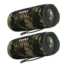 JBL - Flip 6 Waterproof Portable Bluetooth Speaker - Pair (Camo) - Camouflage