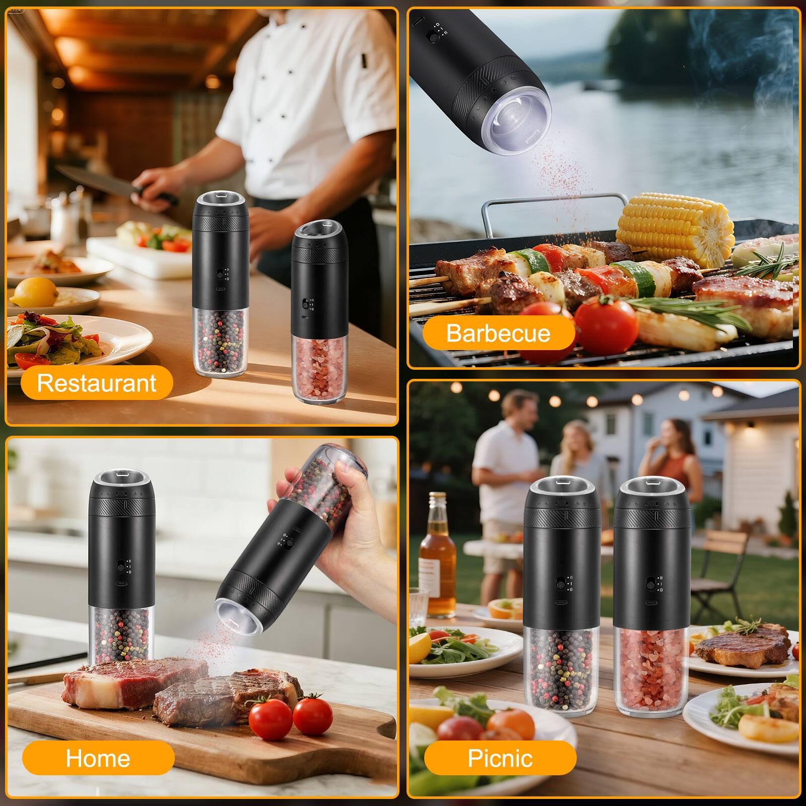 Restaurant  
Barbecue  
Home  
Picnic