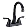 Bothwa Home - Bathroom Faucet For bathroom Sink With Two Handles - Matte Black