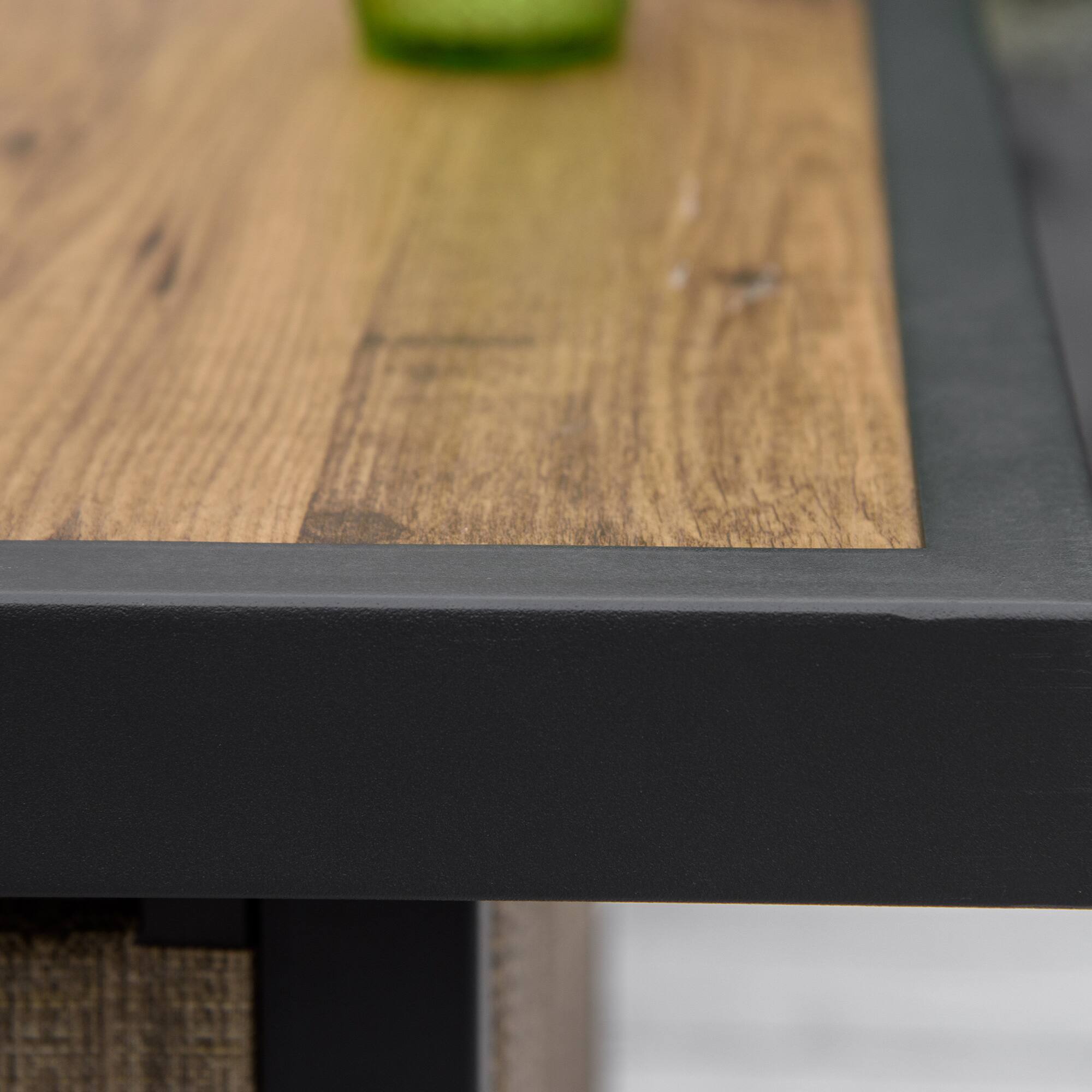 Alt View 8. Outsunny - 5 Piece Outdoor Dining Set, Patio Table and Rocking Chairs, Outdoor Furniture Set - Beige.