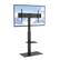 Front. VEVOR - TV Stand Mount, Swivel Tall TV Stand for 32 to 85 inch TVs, Height Adjustable Portable Floor TV Stand - Black.
