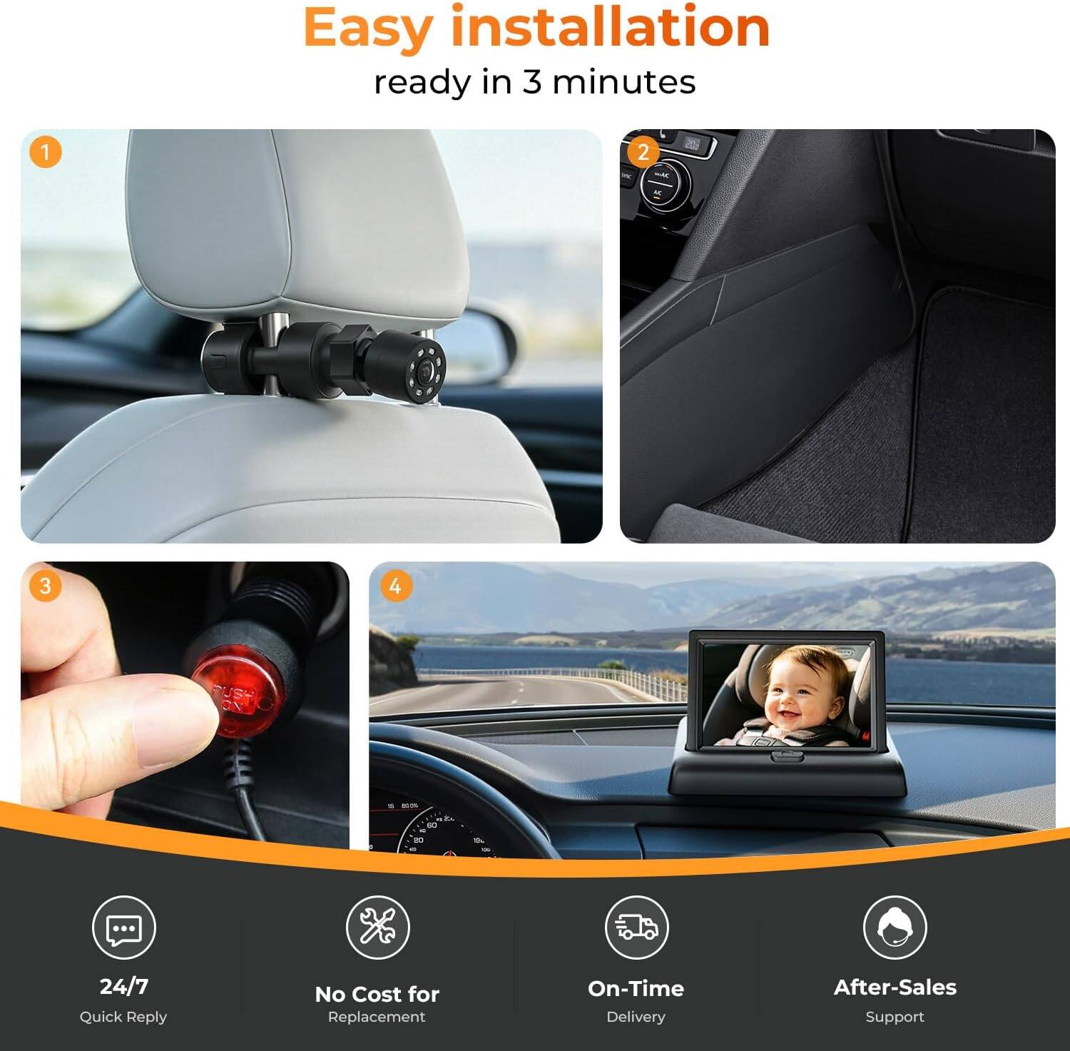 Easy installation ready in 3 minutes

1. 2. 3. 4. RUSH

24/7 Quick Reply
No Cost for Replacement
On-Time Delivery
After-Sales Support