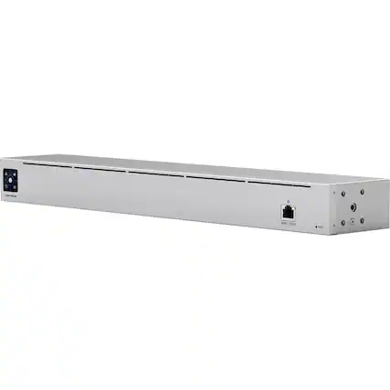 Front. Ubiquiti - Multi-Gigabit Rack-Mountable Cable Modem UCI - Silver.