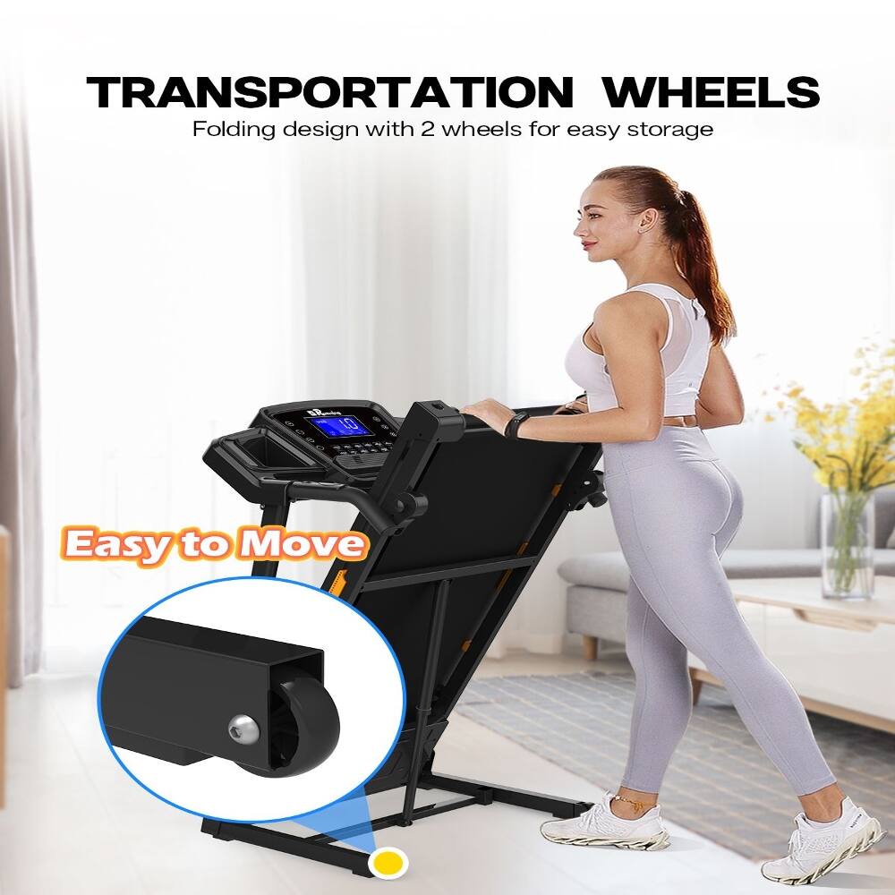 TRANSPORTATION WHEELS  
Folding design with 2 wheels for easy storage  
Easy to Move