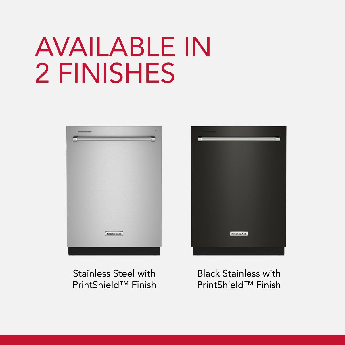 AVAILABLE IN 2 FINISHES

Stainless Steel with PrintShield™ Finish

Black Stainless with PrintShield™ Finish