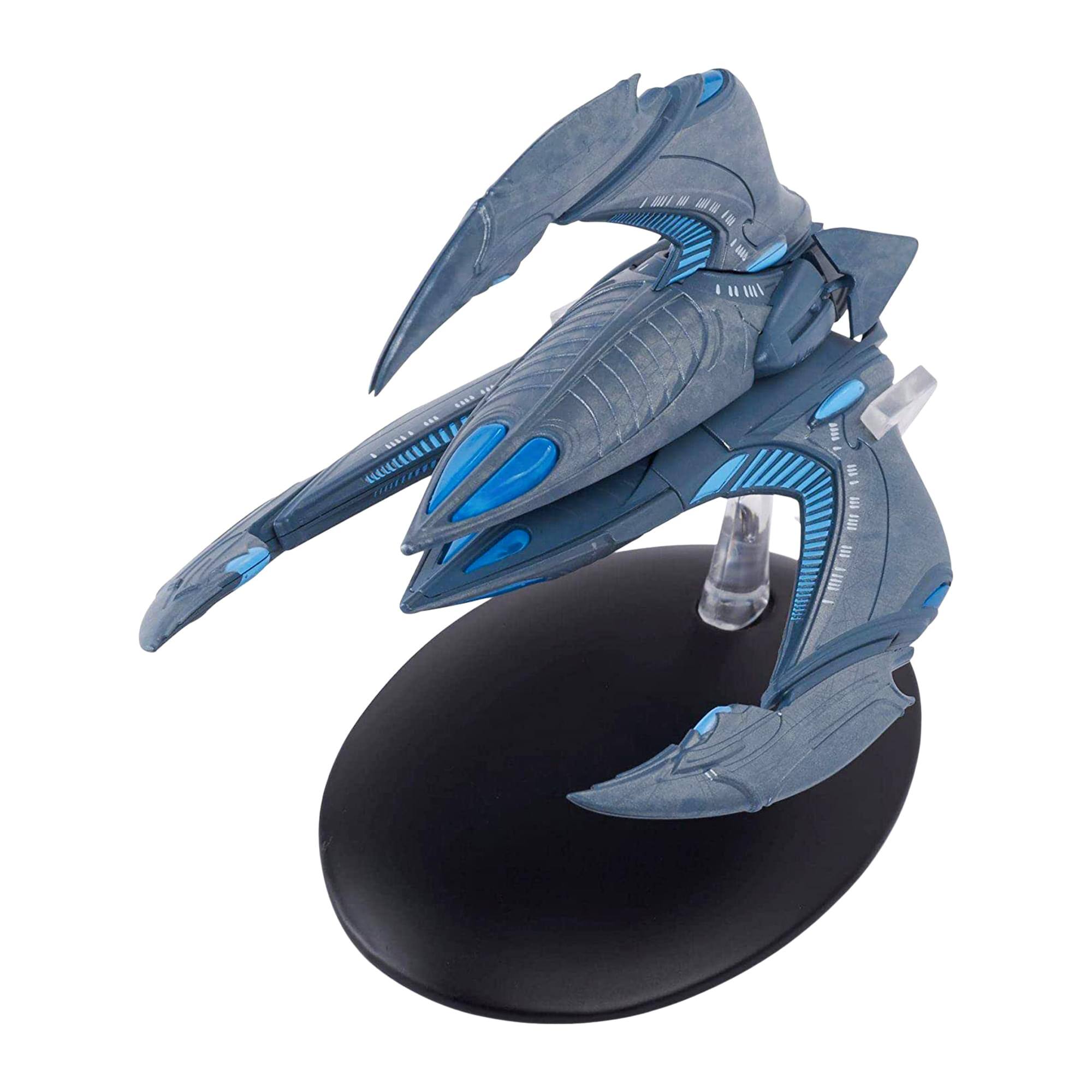 Alt View 10. Eaglemoss - Eaglemoss Star Trek Starship Replica | Xindi Insectoid Ship - Blue.