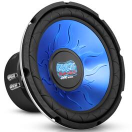 Pyle - PL1090BL Car Subwoofer 10” Blue Injection Molded Cone, 1000W Dual Voice Coil for Vehicle Stereo