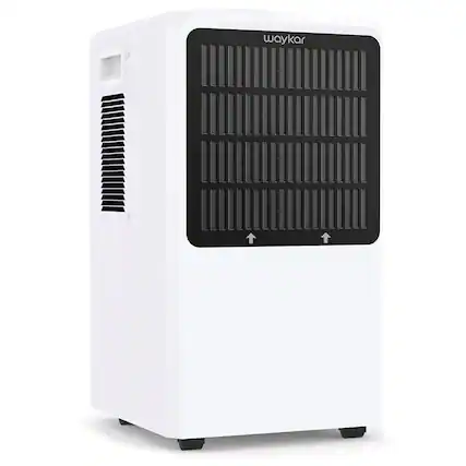 Front. Waykar - 130pt. 6000 sq.ft. Powerful Commercial Dehumidifier for Basements, Workshops and Warehouse, Auto Restart.