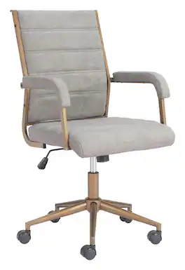 Hivvago - Auction Office Chair - Gray