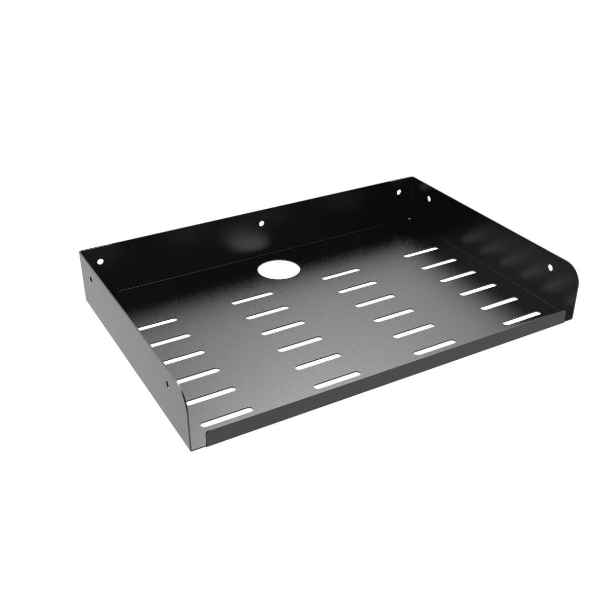 Back. Dazzling Pops - JINGCHENGMEI of Metal Floating Shelf Modern Wall Mounted Storage Rack 12 8 Deep Display Shelf in Living R... - Default.