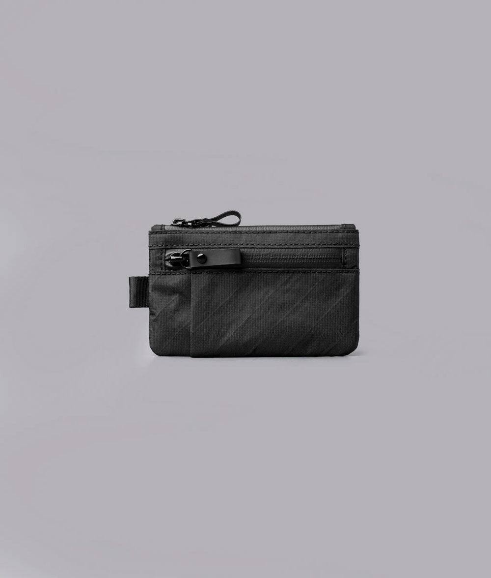 Alt View 1. ALPAKA - Zip Pouch Pro RFID Wallet Pouch, Fits 4-12 Cards, Cash/Coin Pocket, 3 External EDC Slots - Black Ultradyne 100D.