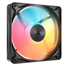 Front. CORSAIR - CORSAIR RS120 II ARGB 120mm PWM Fan - Black.