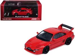 Toyota MR2 (SW20) RHD (Right Hand Drive) 1/64 Diecast Model Car by Inno Models - Red