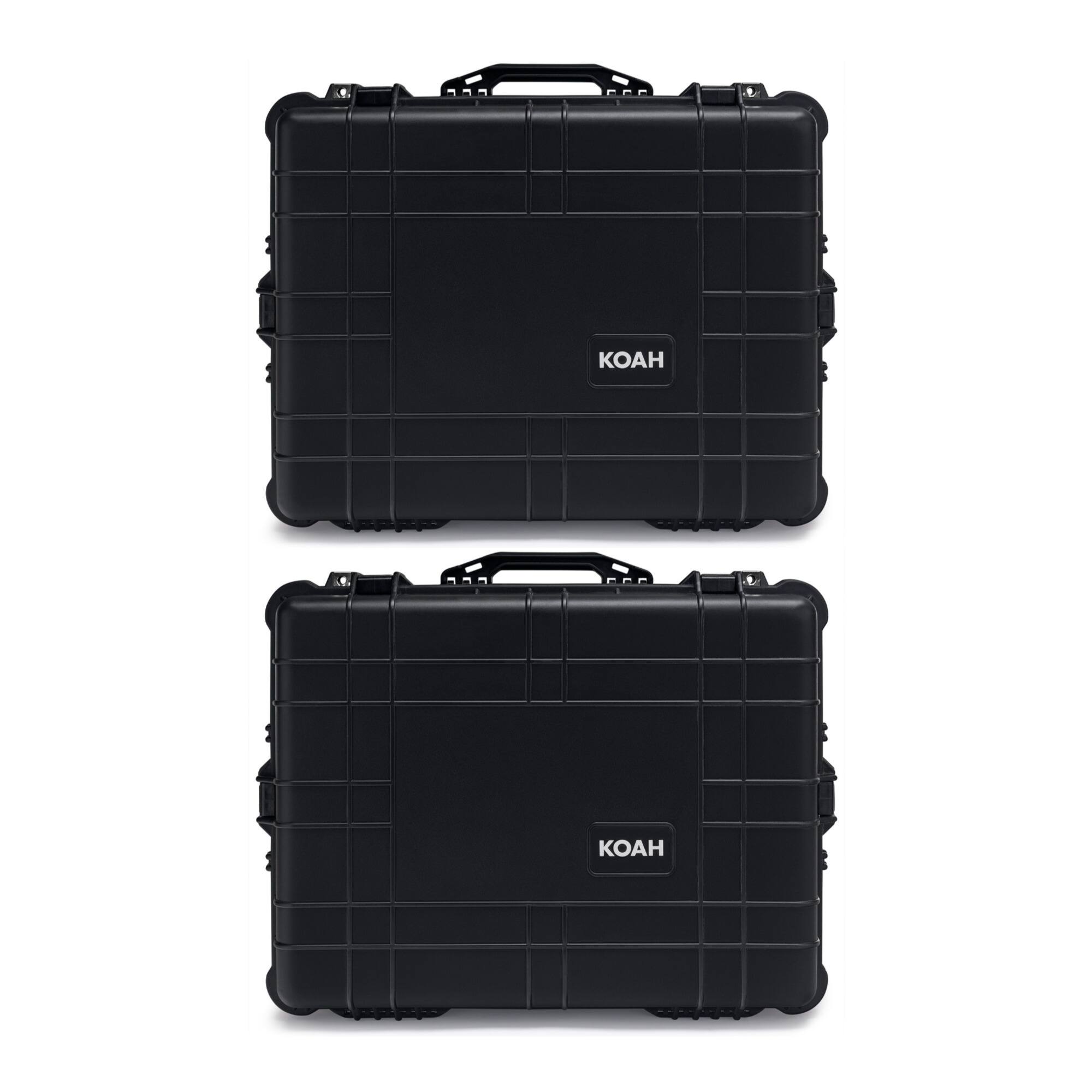 Front. Koah - Koah Weatherproof Wheeled Hard Case with Customizable Foam (25 x 20 x 12 Inch).