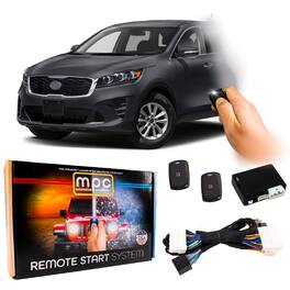 MPC - Remote Start Kit For Kia Sorento 2016-2020 | Plug and Play | w/ 4-Button Remotes - Black