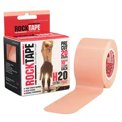 6cm x 5m / 2x16.4 5m 16 ROCKTAPE Go stronger longer ROCV TAR MTTRir PRE longer CUT TAPE Go stronger 20 10" STRIPS ROCKTAPE (25CM) EACH ORCOA CE! H2O EXTRA STICKY SPORTS INJURIES TREAT DELAY FATIGUE ENHANCE PERFORMANCE!
ROCKTAPE
Go stronger longer
PRE CUT 20 STRIPS
10" (25CM) EACH
H2O EXTRA STICKY
TREAT SPORTS INJURIES
DELAY FATIGUE
ENHANCE PERFORMANCE