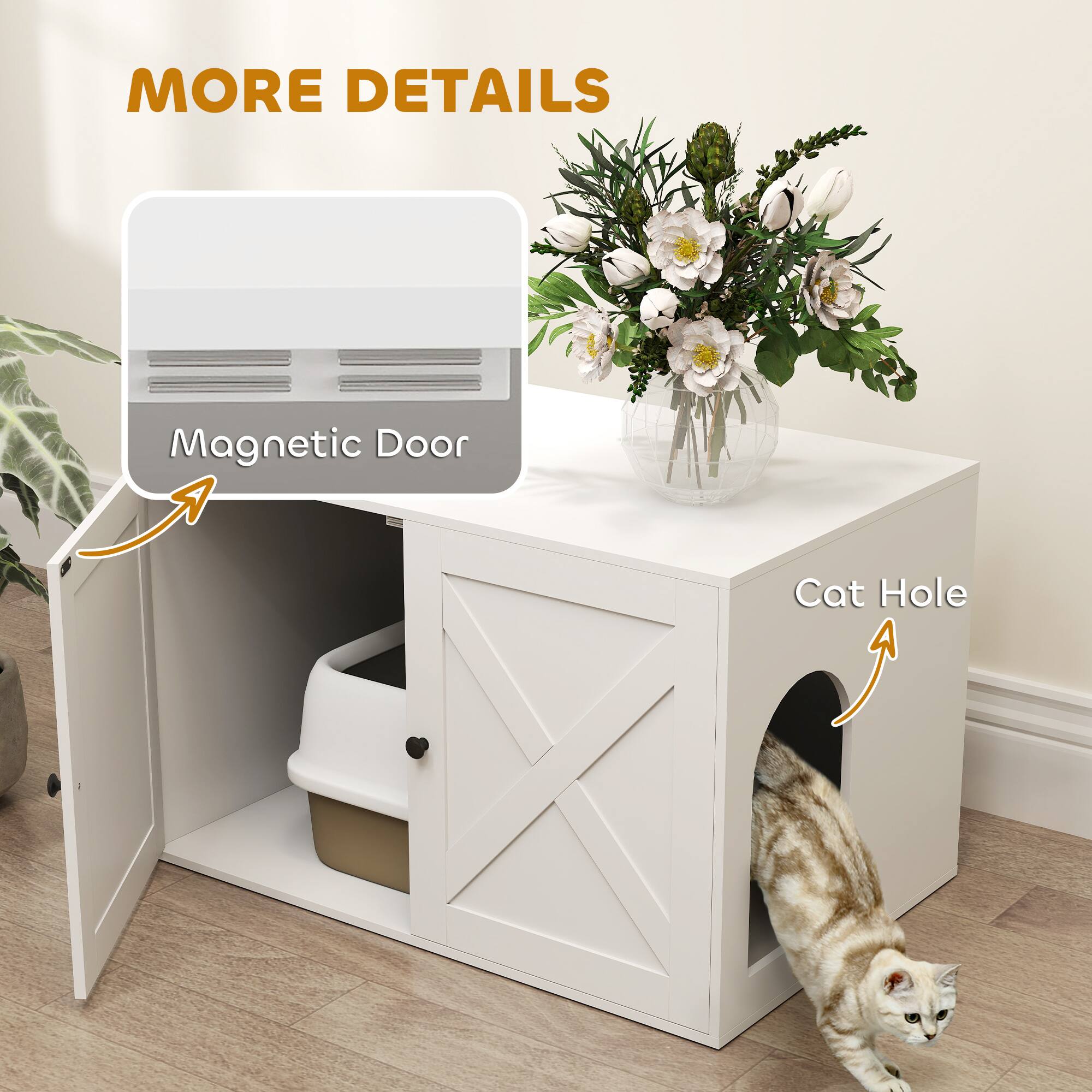 MORE DETAILS

Magnetic Door

Cat Hole
