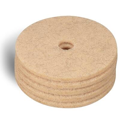 Alt View 2. Coastwide Professional - Coastwide Professional™ 20" Burnishing Floor Pad, Tan, 5/Carton (CW24745).