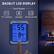 BACKLIT LCD DISPLAY
Touch Button
- F/C Selector
- Backlight
- All time/24 HRS
Therm&Pro
62 high
55 low
DRY COMFORT WET
85 high
83 low
84°F
F/C
ALL TIME 24 HRS