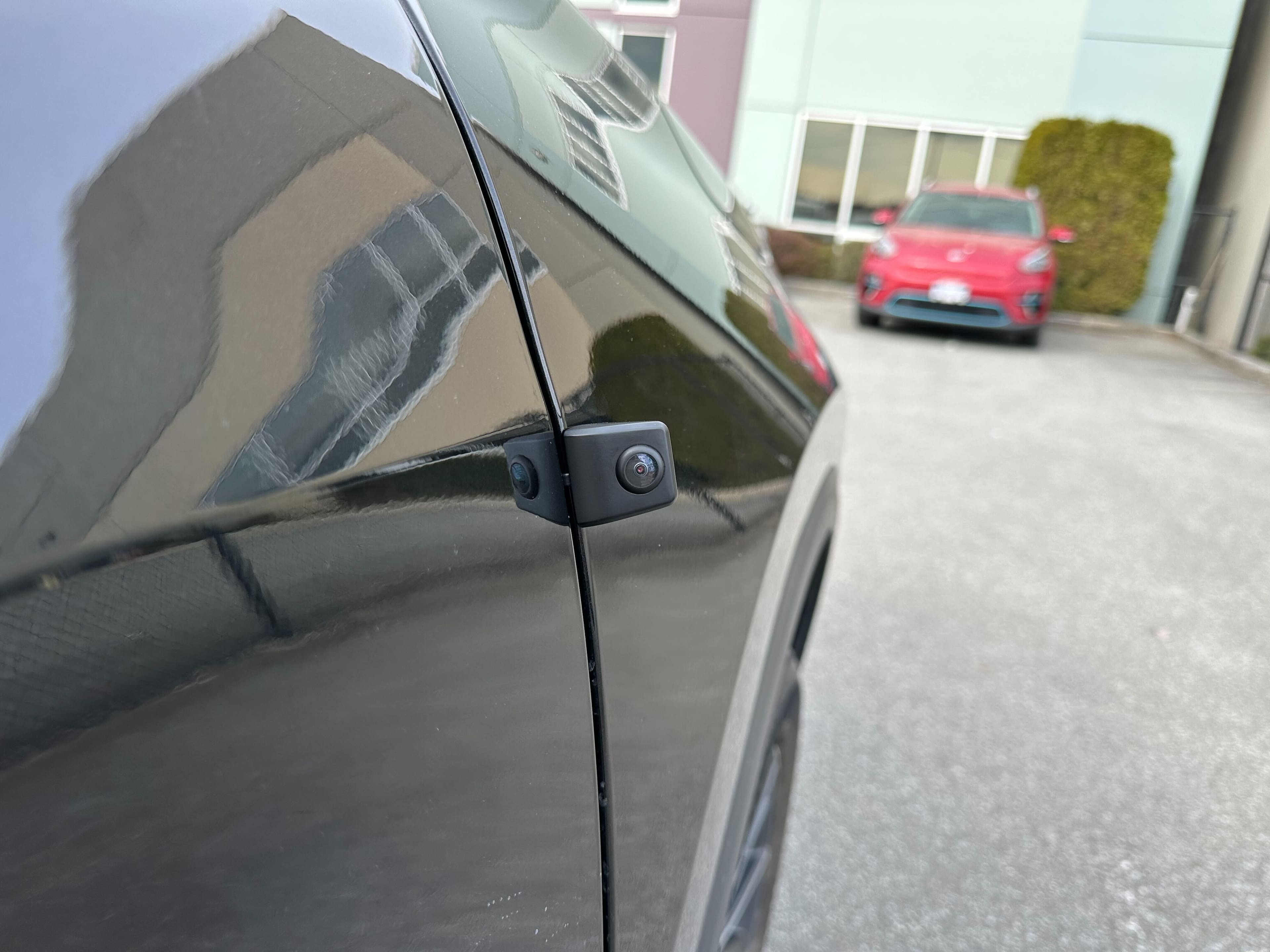 Alt View 1. THINKWARE - Exterior Weatherproof Side View Camera - Black.