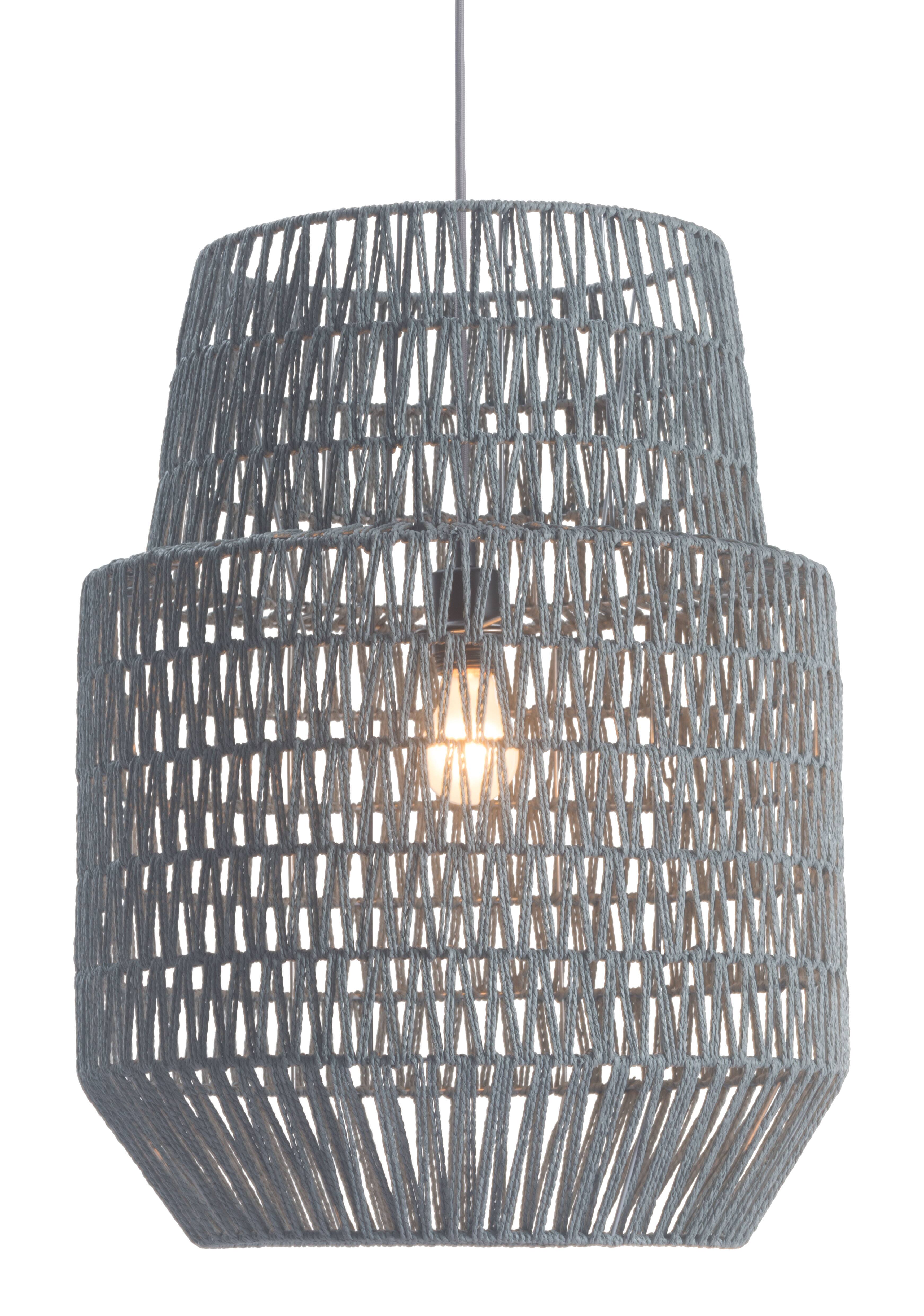 Alt View 1. Hivvago - Daydream Ceiling Lamp Gray - Gray.