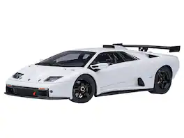 Lamborghini Diablo GTR Impact White 1/18 Model Car by Autoart
