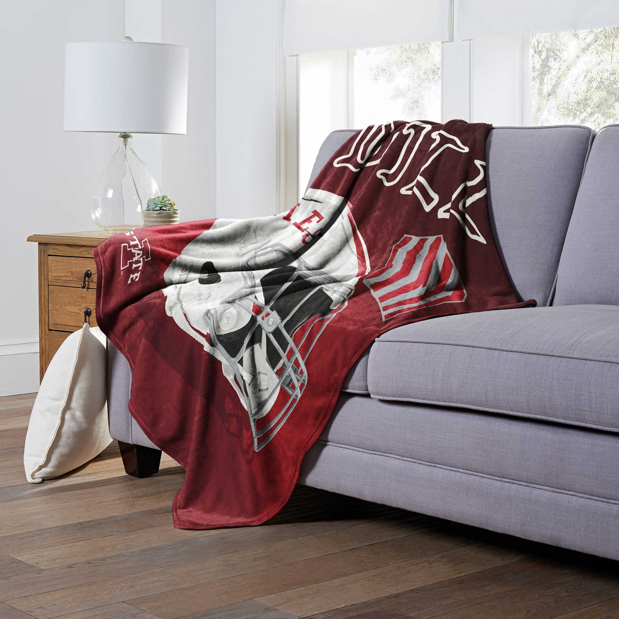Alt View 2. Northwest - Iowa State Cyclones 50" x 60" Historic Silk Touch Throw Blanket - Multicolor.