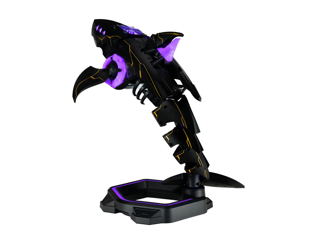 Alt View 3. Cooler Master - Cooler Master Black Shark-X ITX | 120mm AIO, 38mm Radiator, 850W PSU, 310mm GPU Mount - Black.