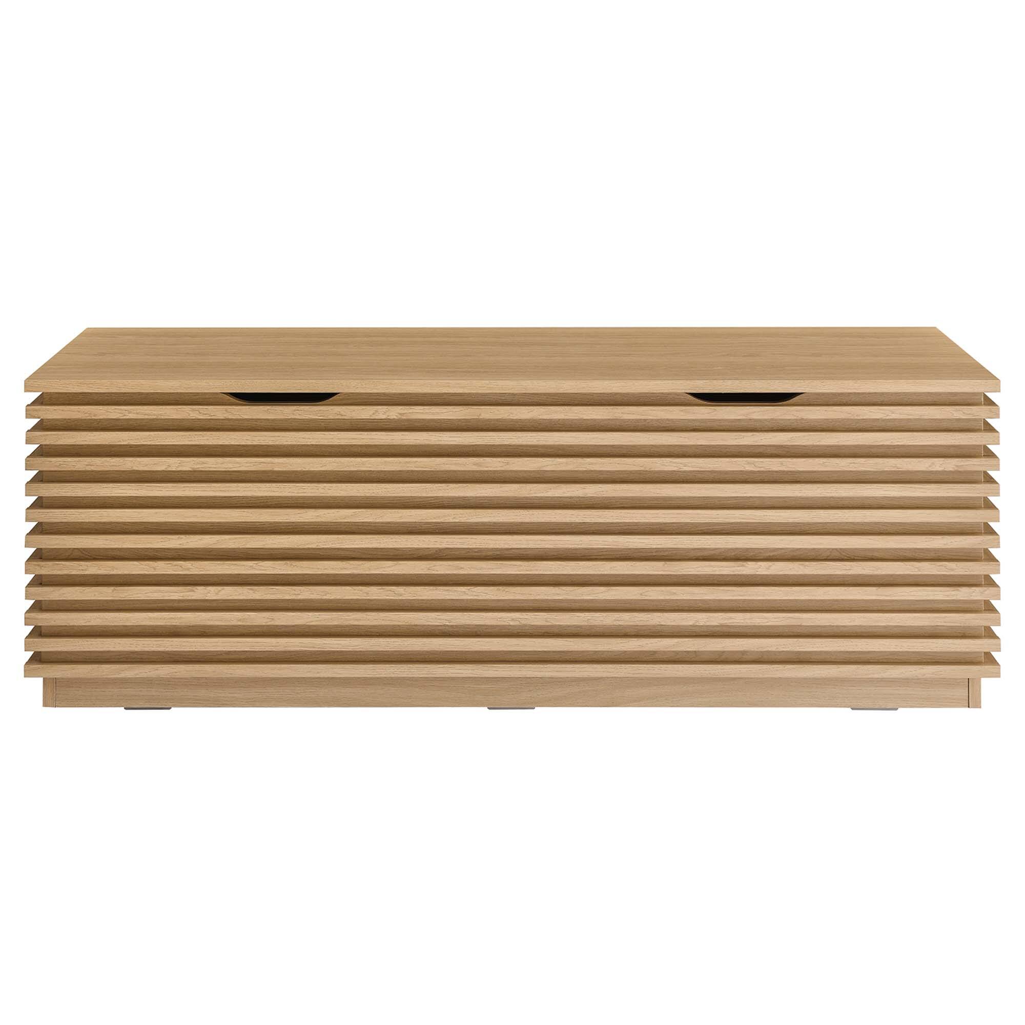Alt View 1. Modway - Render Storage Bench by Modway - Brown.