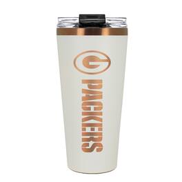 Great American Products - Green Bay Packers 30oz. Big Slim Tumbler - Cream
