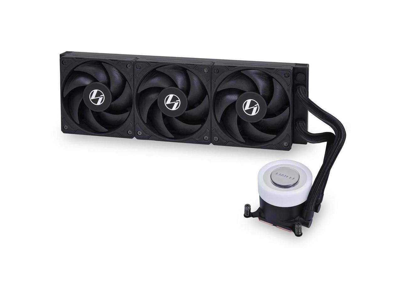 Alt View 10. Lian Li - Galahad II Lite 360mm PBT Fan Liquid CPU Cooler - Black.