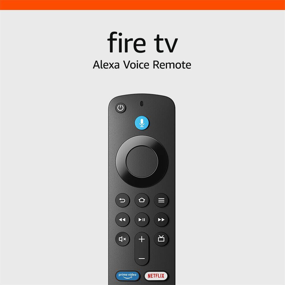 Fire TV Alexa Voice Remote + Prime Video + Netflix