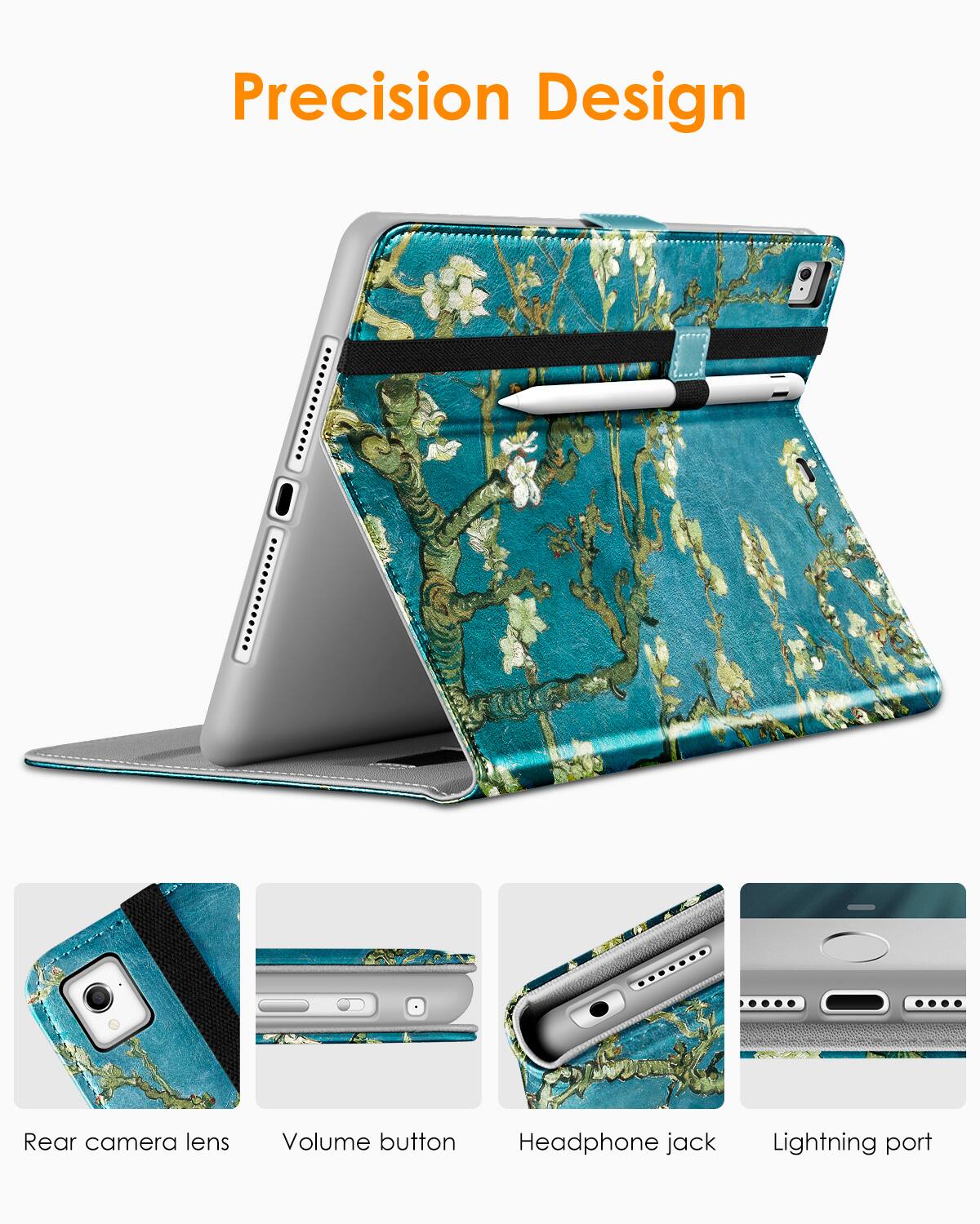 Precision Design

- Rear camera lens
- Volume button
- Headphone jack
- Lightning port