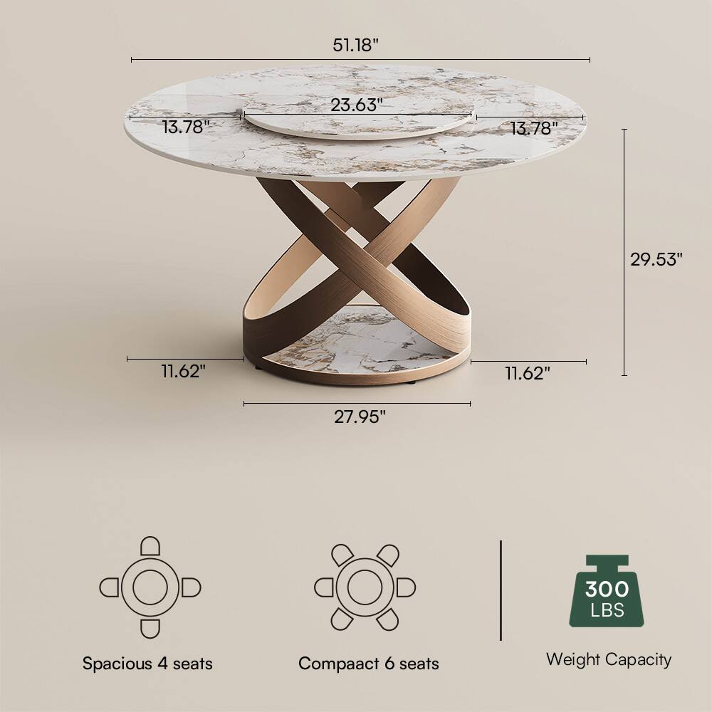 51.18" 13.78" 23.63" 13.78" 29.53" 11.62" 11.62" 27.95" 300 LBS Spacious 4 seats Compact 6 seats Weight Capacity