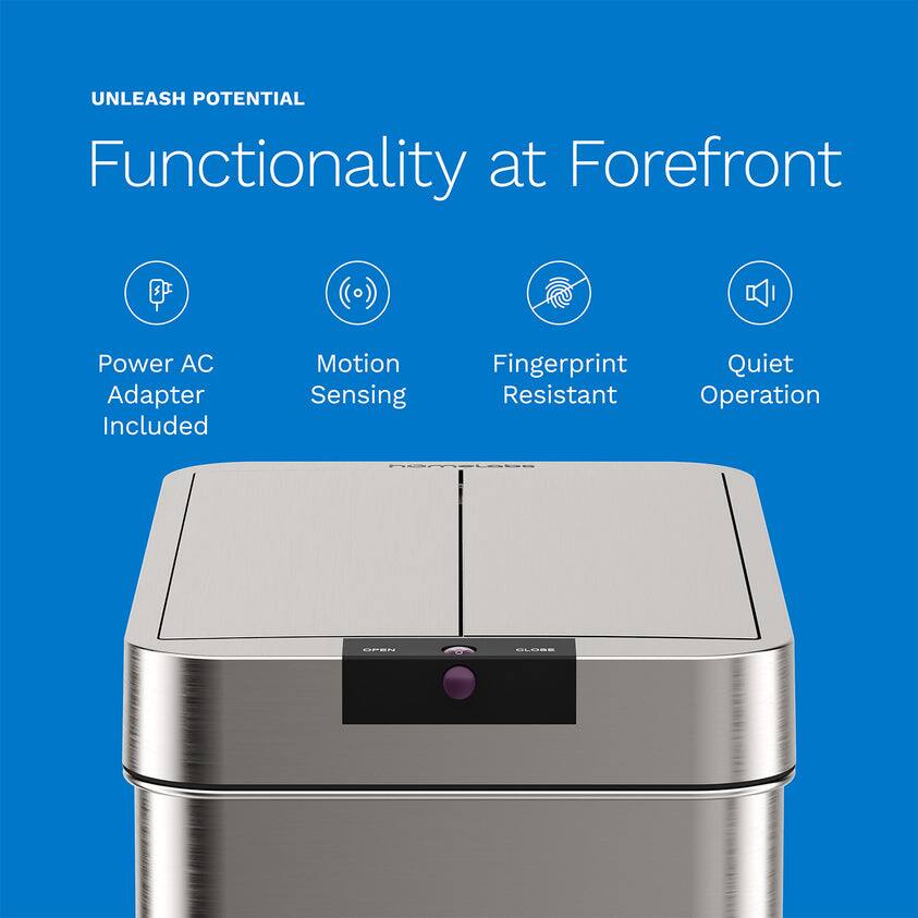 UNLEASH POTENTIAL Functionality at Forefront

Power AC Adapter Included
Motion Sensing
Fingerprint Resistant
Quiet Operation