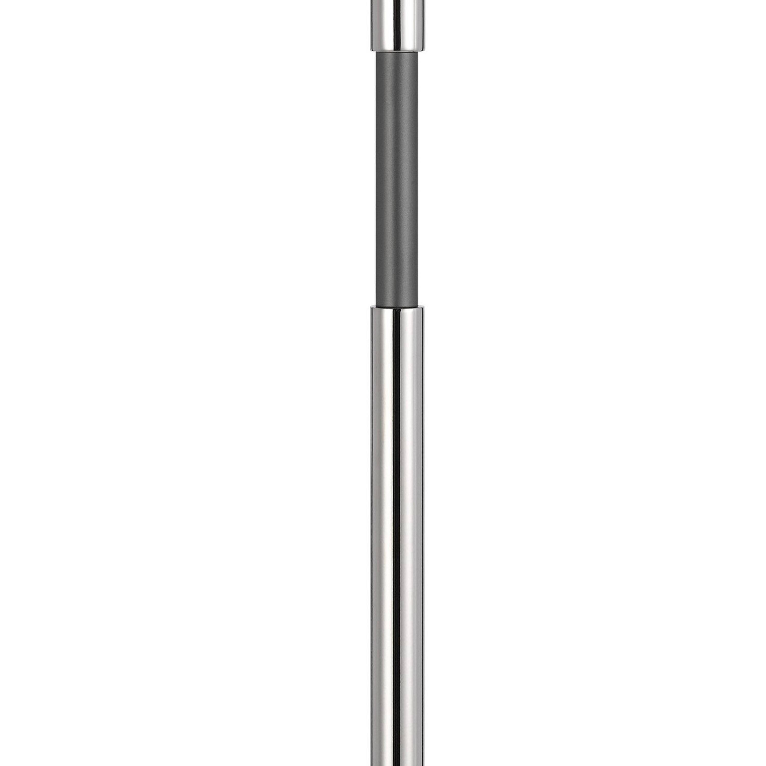 Manhattan Lane Siu 30 Inch Table Lamp, Chrome Metal Thin Pole w Finial ...