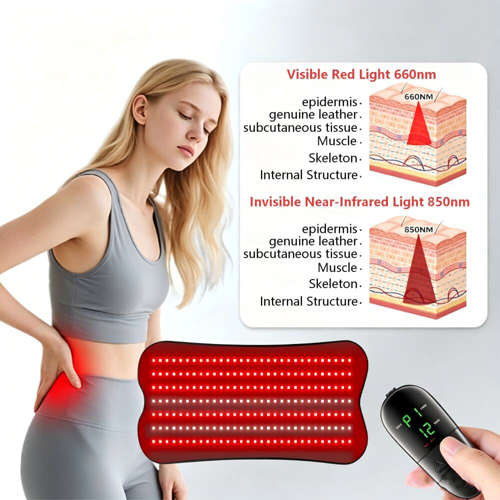 Visible Red Light 660nm  
epidermis  
genuine leather  
subcutaneous tissue  
Muscle  
Skeleton  
Internal Structure  

660NM  

Invisible Near-Infrared Light 850nm  
epidermis  
genuine leather  
subcutaneous tissue  
Muscle  
Skeleton  
Internal Structure  

850NM  

I - P - 12