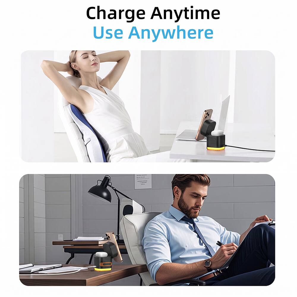 Charge Anytime  
Use Anywhere
