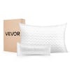 Front. VEVOR - Bed Pillow for Sleeping, Queen Size Luxury Quality Hotel Pillow with Memory Foam Fill,Includes Natural Firber Pillowcase - White.