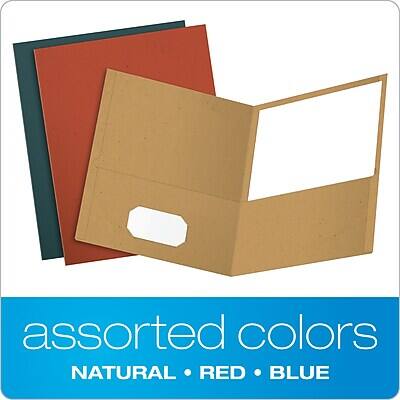 assorted colors  
NATURAL • RED • BLUE