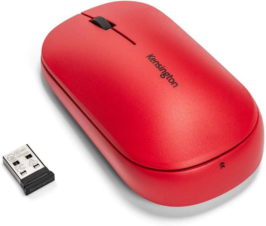Kensington - SureTrack™ Dual Wireless Mouse - Wireless - Red