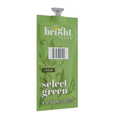 THE BRIGHT TEACO CO.  
GREEN  
SELECT GREEN  
NET WT/POIDS NET 0.09 OZ (2.5g)