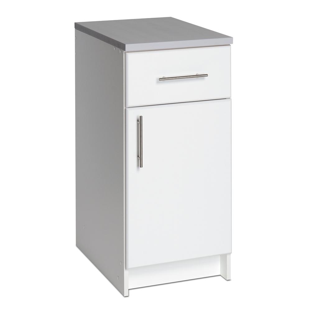 Back. Prepac - Elite 64" Storage Cabinet Set B - 5 pc - White - White.