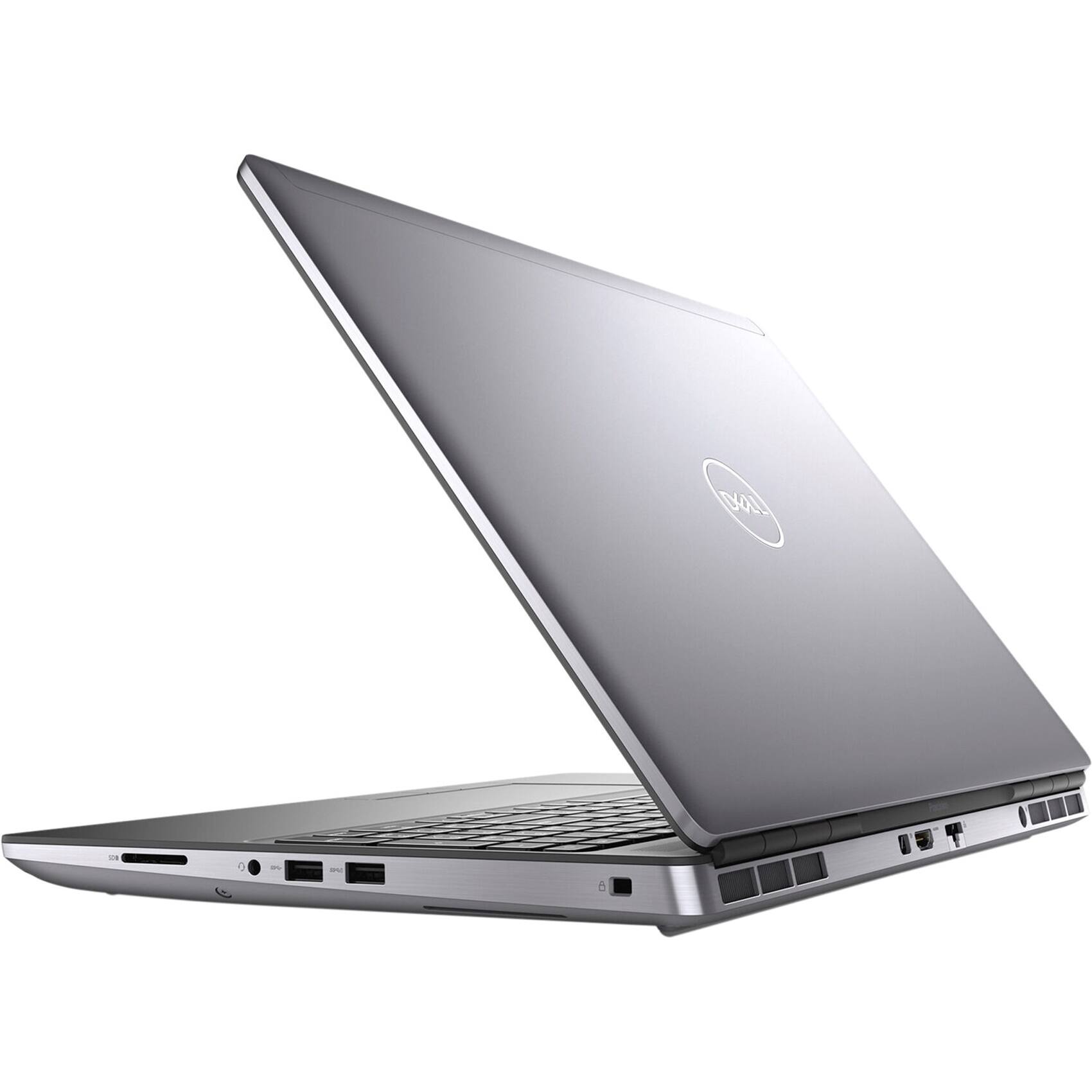 Alt View 13. Dell - Precision 7750 17.3" Refurbished Laptop - Intel 10th Gen Core i7 with 64GB Memory - NVIDIA Quadro RTX 3000 6GB - 2TB SSD - Black.